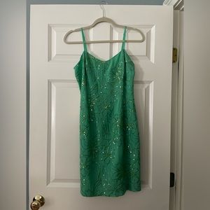 Lilly Pulitzer green sequin dress